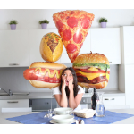 Шар (26''/66 см) Фигура, Чизбургер, 1 шт. в уп., 35721WE-P