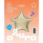 Шар (36''/91 см) Звезда, Шампань, 1 шт. в уп., 940851