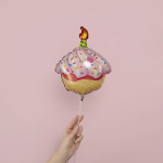 Шар (11''/28 см) Мини-фигура, Сладкий кексик, 1 шт., 902927