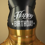 Шар 3D (50''/127 см) Фигура на подставке, Бутылка Виски, 1 шт. в уп., GK70012-P