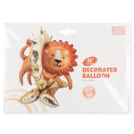 Шар 3D (44''/112 см) Фигура на подставке, Цирк, Смелый лев, 1 шт. в уп., 27154