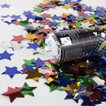 Пневмохлопушка (12/30 см), Комиксы, СДР, Звезды фольга, Ассорти, 1 шт., 923009