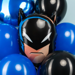 Шар (22''/56 см) Фигура, Голова, Бэтмен, 1 шт. в уп., 24518