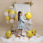 Шар (32''/81 см) Фигура, Счастливый цыпленок, 1 шт., 901904