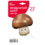 Шар (23''/58 см) Фигура, Гриб Боровик, 1 шт. в уп., 21979P