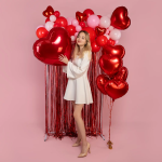 Шар (32''/81 см) Сердце, Красный, 1 шт., 206500R