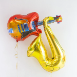 Шар (35''/89 см) Фигура, Саксофон, 1 шт. в уп., 15459-P