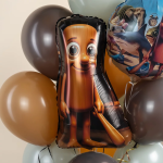 Шар (28''/71 см) Фигура, Бейсбольная бита, 1 шт., 27645