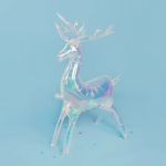 Шар (37''/94 см) Фигура 3D, Олень, Прозрачный, Хамелеон, 1 шт. в уп., 24906