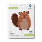 Шар (21''/53 см) Фигура, Милый Бобр, 1 шт. в уп., G72181-P