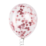 Конфетти фольга Круг, Светло-розовый, Металлик, 2 см, 50 г., 6014760