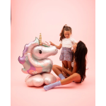 Шар (32''/81 см) Фигура, Цветочный единорог, 1 шт. в уп., G72152-P