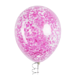 Конфетти тишью Круг, Ярко-розовый, 1 см, 50 г., 6015315