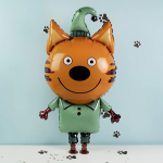 Шар 3D (43''/109 см) Ходячая Фигура, Три Кота, Компот, 1 шт. в уп., 405017