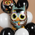 Шар (23''/58 см) Фигура, Сова Выпускник, 1 шт., 25087
