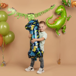 Шар (34''/86 см) Цифра, 1 Динозавры, 1 шт. в уп., 24811