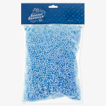 Шарики пенопласт, Голубой, 2-4 мм, 10 гр., 6521340