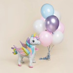 Шар (26''/66 см) Фигура 3D, Волшебный единорог, 1 шт. в уп., 26966