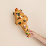 Шар ручной, с клапаном (20''/51 см) Фигура, Капибара с яблочком, 1 шт., 27085