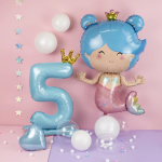 Шар (10''/25 см) Мини-сфера, Deco Bubble (черная упаковка), Прозрачный, Кристалл, 10 шт. в уп., 5503101