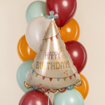 Шар (26''/66 см) Фигура, Праздничный колпачок, 1 шт. в уп., G72250-P