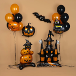 Шар (31''/79 см) Фигура, Паучок и котел ведьмы, 1 шт., 24718