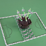 Свечи Фигура, Футбольный мяч, 6 см, 6 шт. с держат., 620158