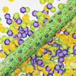 Пневмохлопушка (24/60 см), Game Party, Кристаллы бумага, Ассорти, 1 шт., 501564