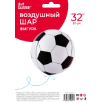 Шар 3D (32''/81 см) Сфера, Футбольный мяч, 1 шт. в уп., 27483
