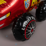 Шар 3D (28''/71 см) Гоночная машинка, Красный, 1 шт. в уп., 26124