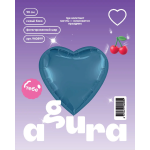 Шар (36''/91 см) Сердце, Сизый, Бохо, 1 шт. в уп., 940899