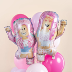 Шар (29''/74 см) Фигура, Блоки, Девочки, 1 шт. в уп., 27338P