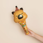 Шар ручной, с клапаном (20''/51 см) Фигура, Капибара в колпачке, 1 шт., 27087