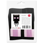 Шар (26''/66 см) Фигура, Пиксельный монстр, Черный, 1 шт. в уп. (цв.этик.), 26892S