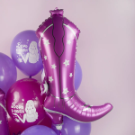 Шар (34''/86 см) Фигура, Стильные сапожки, Розовый, 1 шт., 23681