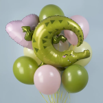 Шар (35''/89 см) Фигура, Крокодил Аллигатор, 1 шт., 23538