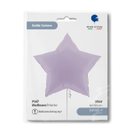 Шар (36''/91 см) Звезда, Светло-сиреневый, Макарунс, 1 шт. в уп., 362M02L-P