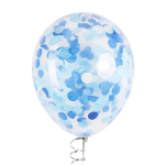 Конфетти тишью Круг, Голубой микс, 2,5 см, 50 г., 6014344