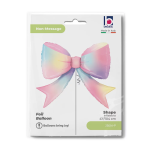 Шар (41''/104 см) Фигура, Бант, Градиент, 1 шт. в уп., 25614-P