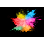 Пневмохлопушка (12/30 см), Краска Холи, Зеленый, 1 шт., 823136