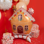 Шар 3D (30''/76 см) Фигура на подставке, Пряничный домик, 1 шт. в уп., G70020-P