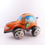 Шар (23''/58 см) Фигура 3D, Маленький автомобиль, Красный, 1 шт. в уп., 19612