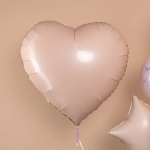 Шар (32''/81 см) Сердце, Винтажная роза, Матовый, 1 шт., 206500MVR