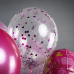 Конфетти фольга Круг, Фуксия, Металлик, 1 см, 50 г., 6015218