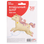 Шар (38''/97 см) Фигура, Волшебный единорог, 1 шт. в уп., 27346P