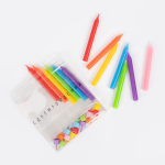 Свечи С Днем Рождения, Ассорти, 0,55*8 + 1 см, 12 шт. с держат., 630265