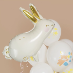 Шар (33''/84 см) Фигура, Большой Зайка, Золотые ушки, 1 шт. в уп., 23992P