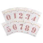 Шар (40''/102 см) Цифра, 1, Пыльная роза, Сатин, 1 шт. в уп., 24271