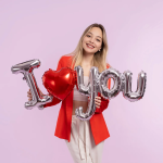 Шар (39''/99 см) Фигура, Надпись 