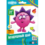 Шар (38''/97 см) Фигура, Смешарики, Ежик, 1 шт. в уп., 515102